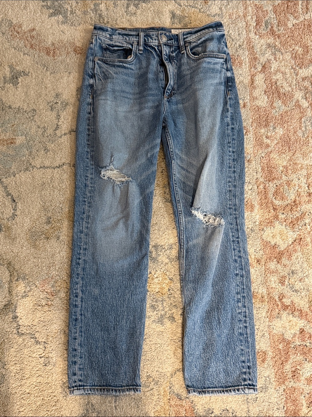 Rag & Bone Wren High Rise slim straight